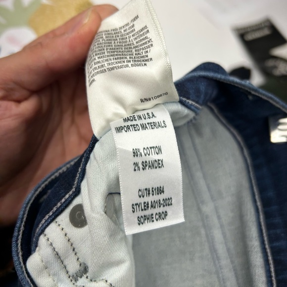 Agolde Dark Blue Skinny Jeans - Picture 7 of 7